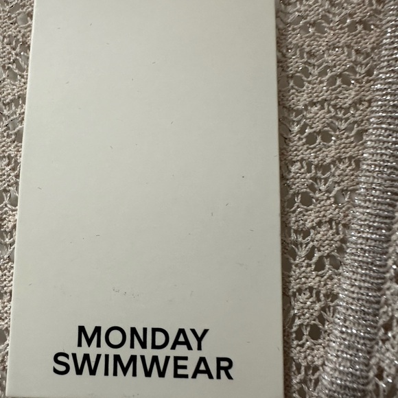 Monday Swimwear Cream Knit Coverup - Picture 7 of 9